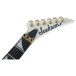 Jackson Pro Rhoads RR3 Guitar, Ivory with Black Pinstripes headstock 