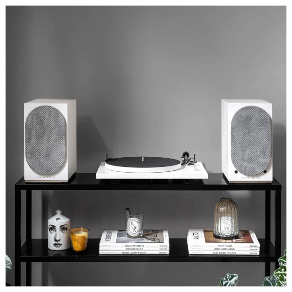 Triangle AIO Twin Active Speakers(Pair), Frost White