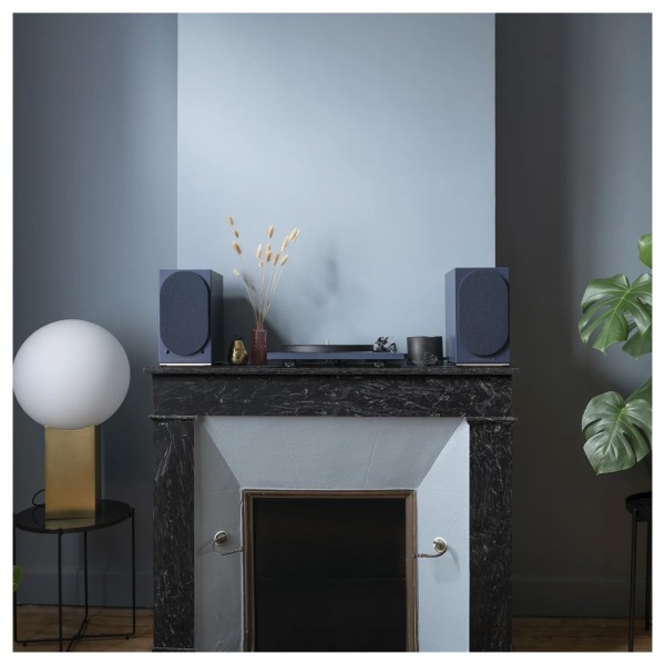 Triangle AIO Twin Active Speakers (Pair), Abyss Blue - lifestyle