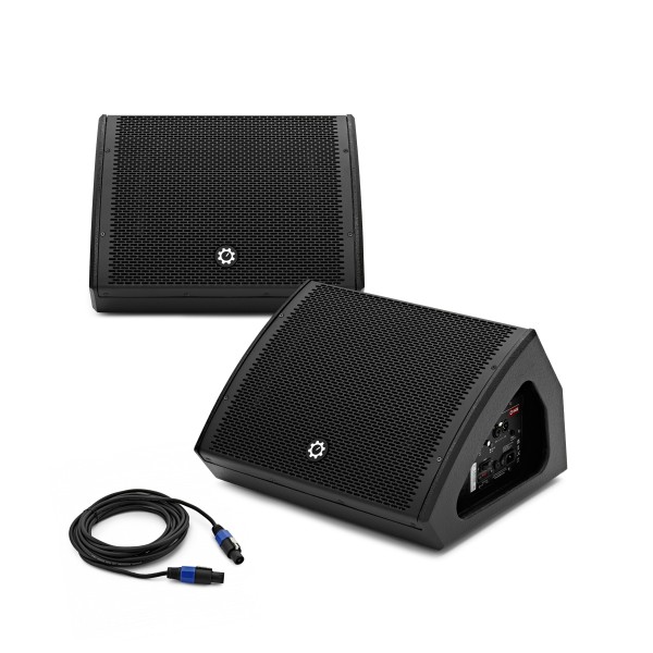 G4M 10" Active & Passive Stage Monitor / PA Speaker Pair