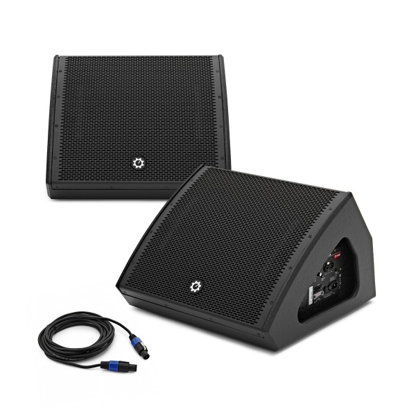 G4M 12" Active & Passive Stage Monitor / PA Speaker Pair