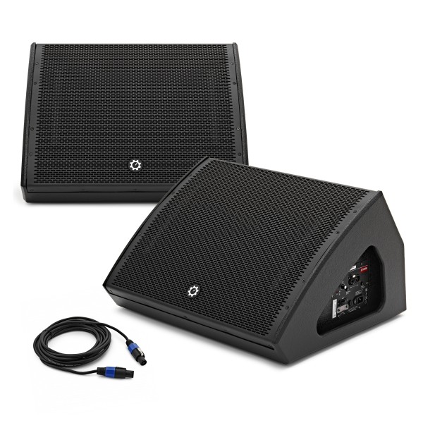 G4M 15" Active & Passive Stage Monitor / PA Speaker Pair