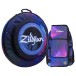 Zildjian Student Backpack, Stick Bag, & 20'' Cymbal Bag, Purple Galaxy