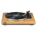 Rekkord F400 Audiophile Fully Automatic Floating Sub-Chassis Turntable, Cherry Wood Veneer