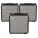 Fender Rumble 15 V3 Bass Combo, pack of 3 front