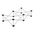 Przenośny stelaż 20 cm firmy Gear4music, 1 m x 0,5 m