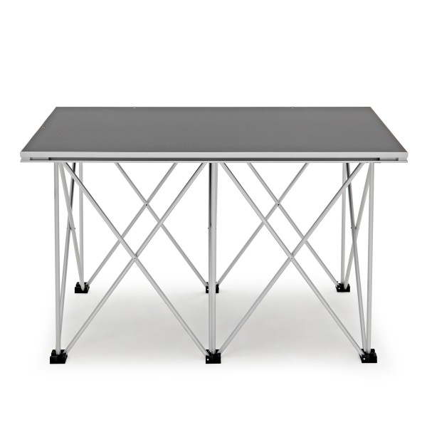 60cm Portable Staging Riser by Gear4music, 1m x 0.5m