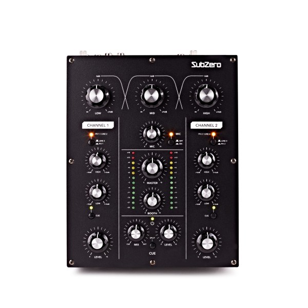 SubZero 2 Channel Rotary DJ Mixer