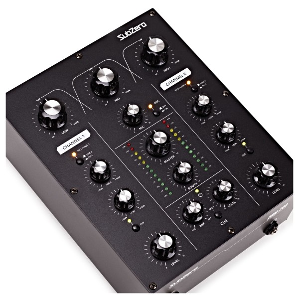 SubZero 2 Channel Rotary DJ Mixer at Gear4music SubZero 2 Channel Rotary DJ Mixer at Gear4music