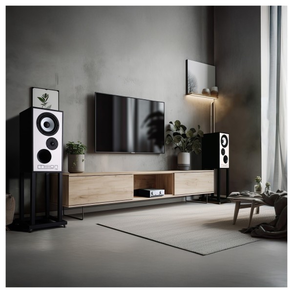 Mission 700 Standmount Speakers & Matching Stands - lifestyel 1 