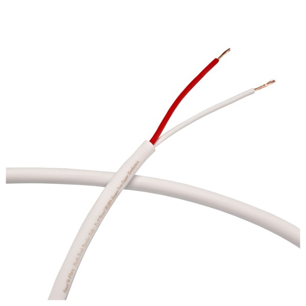 Fisual S-Flex Studio Grade White Speaker Cable 2 x 0.75mm