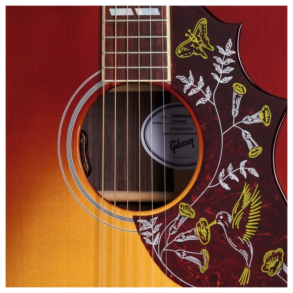 Gibson Hummingbird Standard Rosewood, Rosewood Burst - soundhole