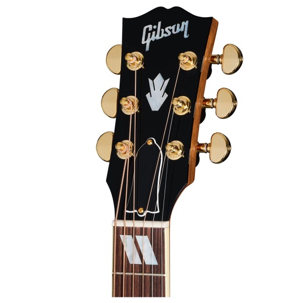 Gibson Hummingbird Standard Rosewood EC, Rosewood Burst - headstock 