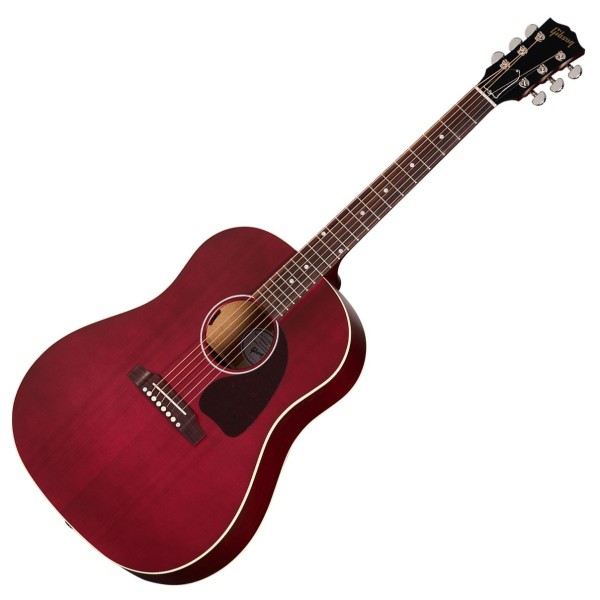 Gibson J-45 Special, Satin Wine Red - front