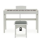 Keynote Junior Digital Piano & Stool, White