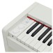 Keynote Junior Digital Piano & Stool by Gear4music, White