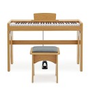 Keynote Junior Digital Piano & Hocker, Eiche hell