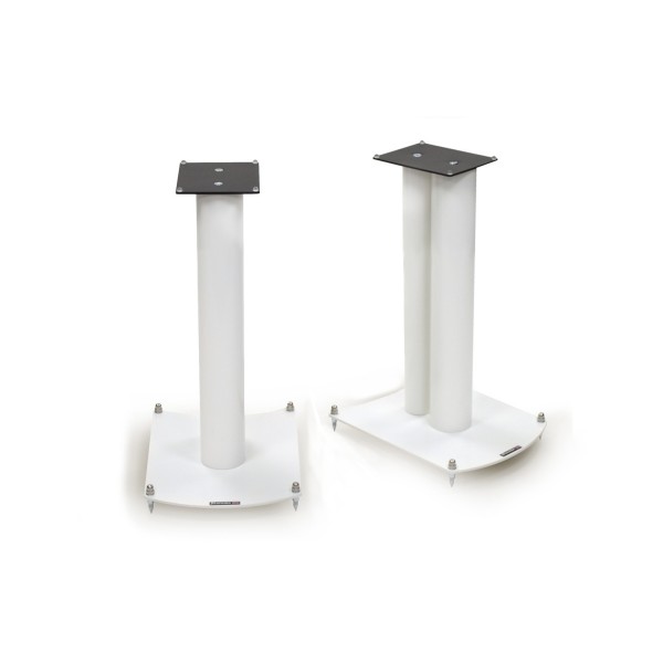 Atacama NeXXus 500 Hi-Fi Audio Speaker Stands (pair), Diamond White - turn lifestyle