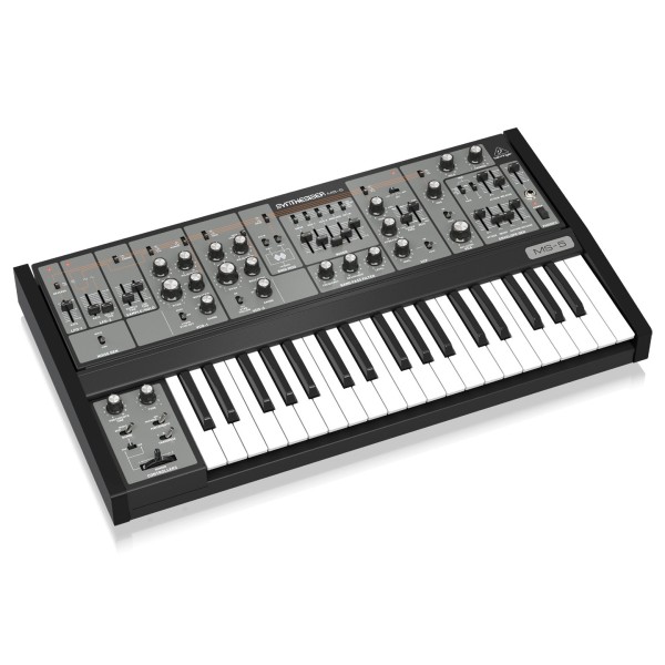 Behringer MS-5 Analog Synthesizer - Left, Panel Down