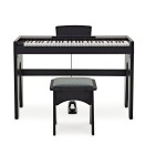 Keynote Junior Digital Piano & Stool, Matte Black
