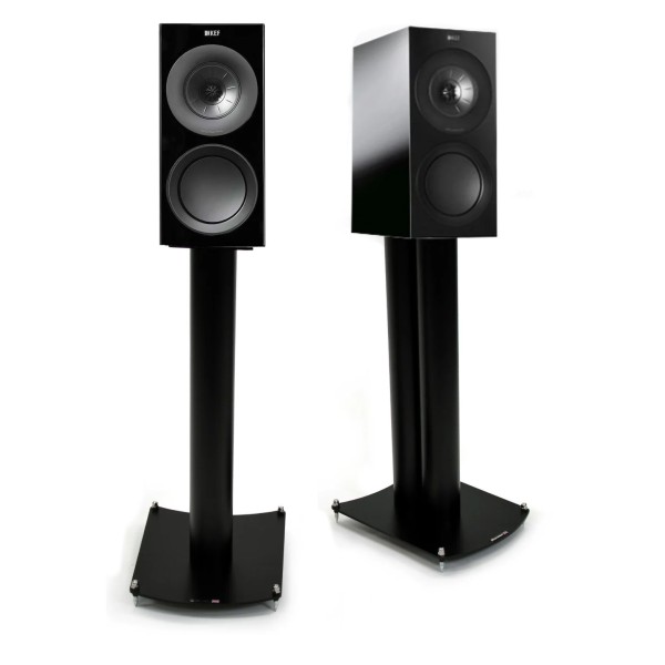 Atacama NeXXus 600 Pro Studio Speaker Stands (pair), Satin Black - demo speakers 