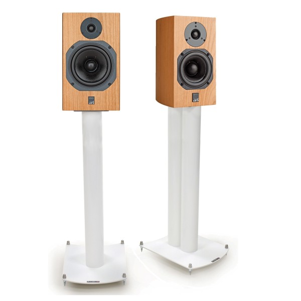Atacama NeXXus 700 Pro Studio Speaker Stands (Pair), Diamond White - demo speakers 