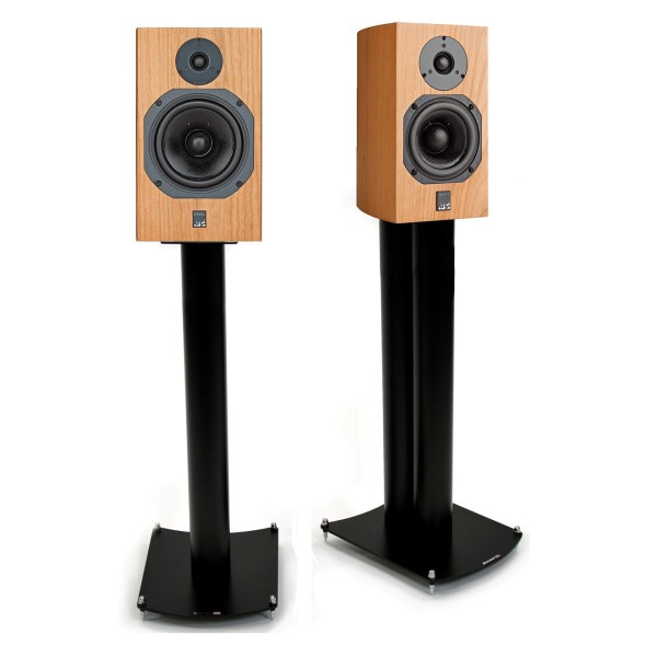 Atacama NeXXus 700 Pro Studio Speaker Stands (Pair), Satin Black - demo speakers 