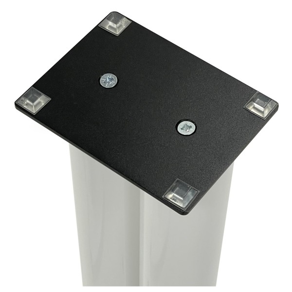 Atacama NeXXus 500 Pro Studio Speaker Stands (Pair), Diamond White - Detail image, top plate