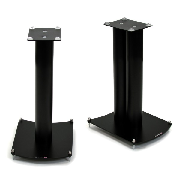 Atacama NeXXus 500 Pro Studio Speaker Stands (Pair), Satin Black - Angled