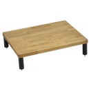 Atacama Apollo Hi-Fi Storm 6 Shelf 135mm Module, Silk Black/Natural Oak