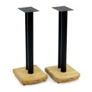 Atacama Moseco 6 Speaker Stands (Pair), Natural Bamboo / Satin Black