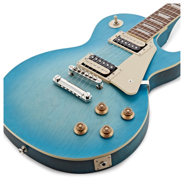 Epiphone Les Paul Traditional Pro IV, Pelham Blue at Gear4music
