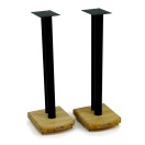 Atacama Moseco 7 Speaker Stands (Pair), Natural Bamboo / Satin Black