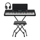 K2 61-Note Keyboard with Bluetooth by Gear4music, Complete Pack