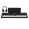 Klawiatura K2 61-nutowa z Bluetooth marki Gear4music, zestaw słuchawkowy