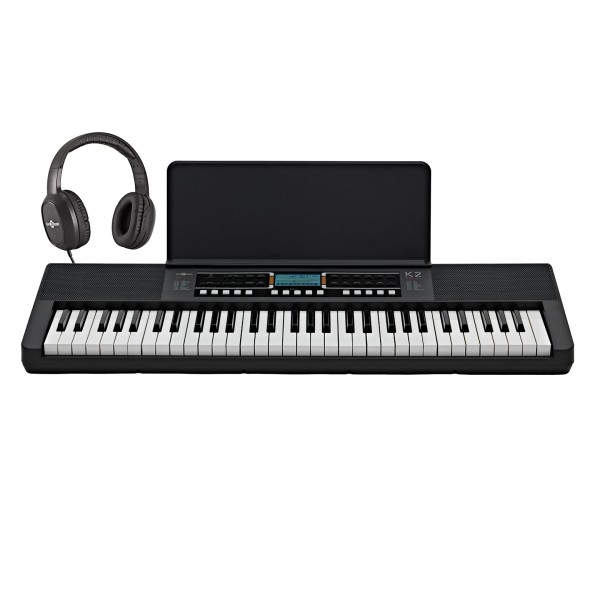 K2 Keyboard with Bluetooth by Gear4music, Headphone Pack