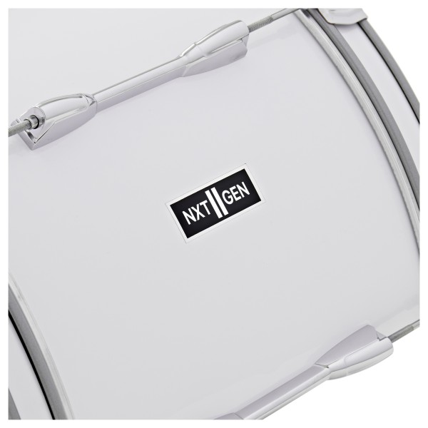 Premier NXT GEN Marching 24" x 14" Drum Corps Bass Drum, White