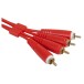 UDG Ultimate RCA-RCA Straight Cable, Red - Connector 2