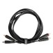 UDG Ultimate Cable RCA - RCA Straight 1.5m (Black)