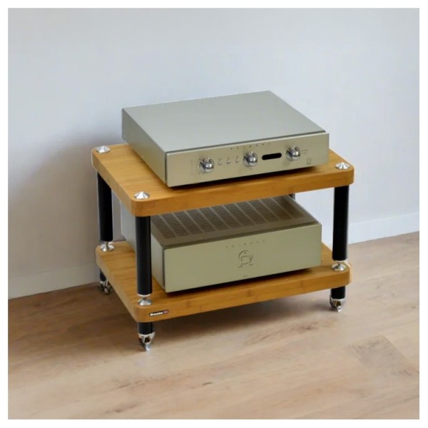 Atacama Evoque Eco 60/40 SE2 Hi-Fi Rack Builder - lifestyle short rack 