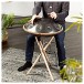 Gear4music Life Wooden Stand for Handpan & Tongue Drums, Medium