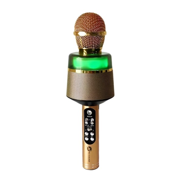 N-Gear Star Mic 100 Bluetooth Karaoke Microphone, Gold