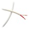 Fisual S-Flex Cavo per diffusori bianco da studio 2 x 0,75 mm, 4 m