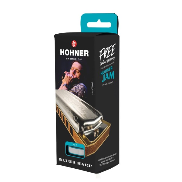 Hohner Blues Harp Major Diatonic Harmonica, G