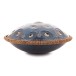 Handpan with Carrying Bag, 12 Notes D Kurd, Black Gold, by Gear4music