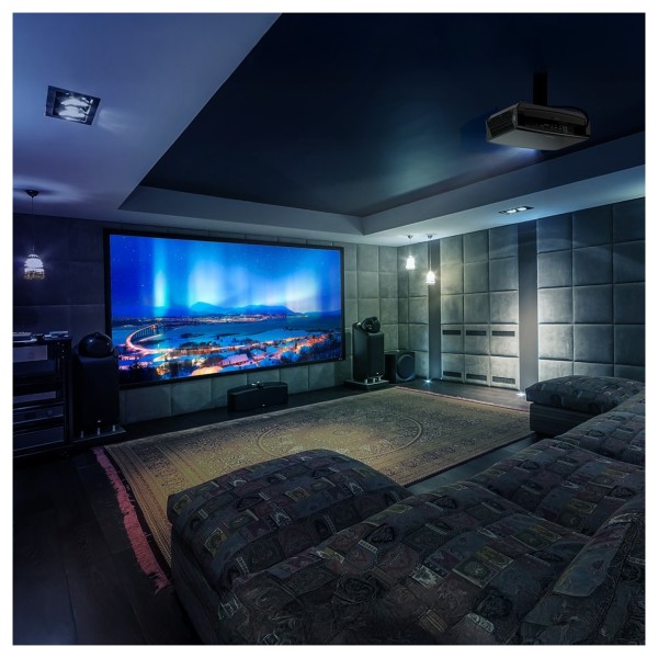 Optoma UHZ68LV 4K UHD Projector, Black - cinema room 