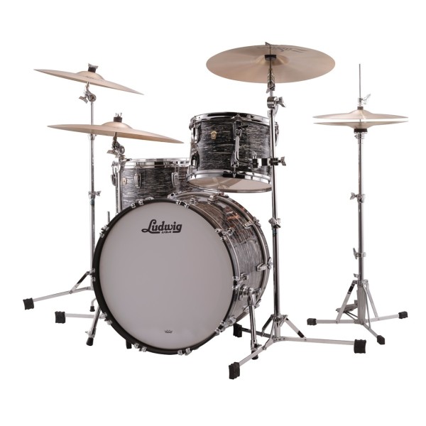 Ludwig Classic Maple 22" 3pc Fab, Vintage Black Oyster