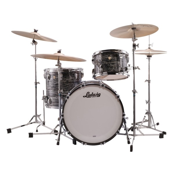 Ludwig Classic Maple 22" 3pc Fab, Vintage Black Oyster