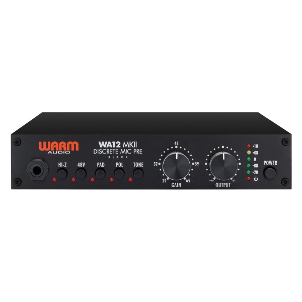 Warm Audio WA12 MK II Discrete Microphone Preamp - Front