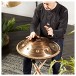 Gear4music Life Handpan 10 Notes D Kurd, Bronze